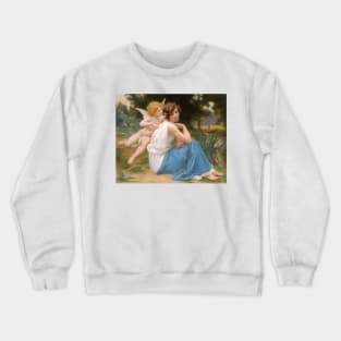 Cupid and Psyche by Guillaume Seignac Crewneck Sweatshirt